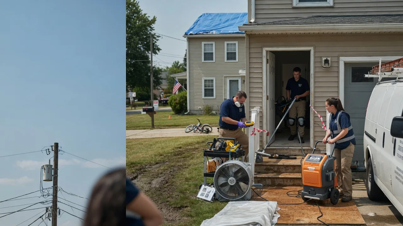 Water Damage Repair in Fair Oaks, IN near me